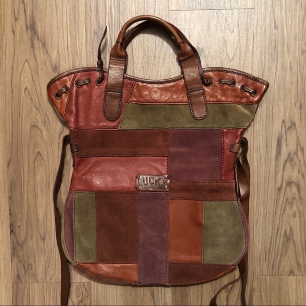 New without tags lucky brand suede purse